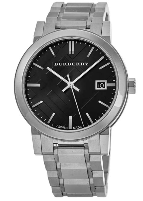 burberry watch bu 8001|Burberry Large Check Black Dial 38mm Men's Watch BU9001 .